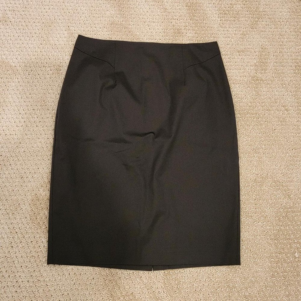 Ann Taylor Basic Black Lined Skirt - image 1